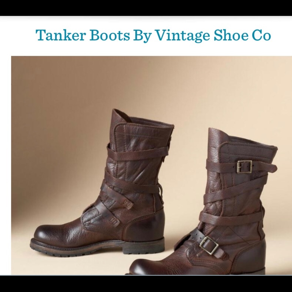 Tanker Boots By Vintage Shoe Co boots